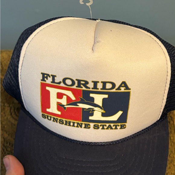 Vintage Florida Sunshine State Trucker Hat (SnapBack) - Picture 6 of 6